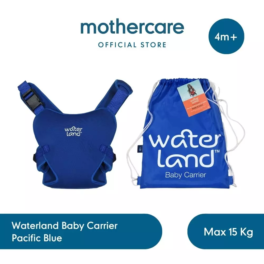 Waterland Baby Carrier Pacific Blue - Gendongan Anti Air Bayi