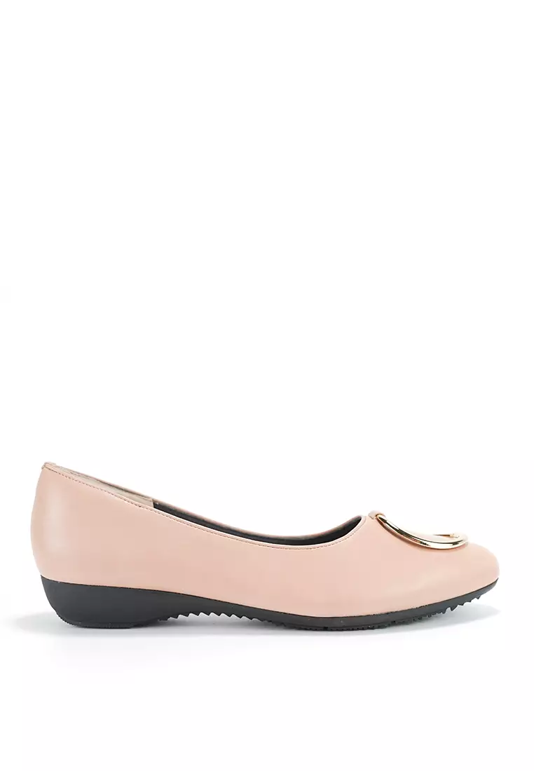Buy COCORO AMERICAYA No.8613A Gold Ring Flat Pumps 2024 Online