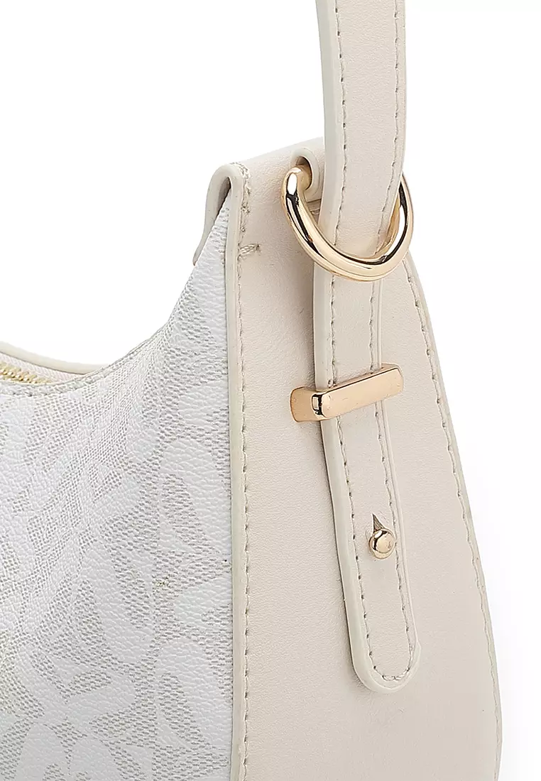 Women's Top Handle Bag / Sling Bag / Crossbody Bag / Shoulder Bag - Off White