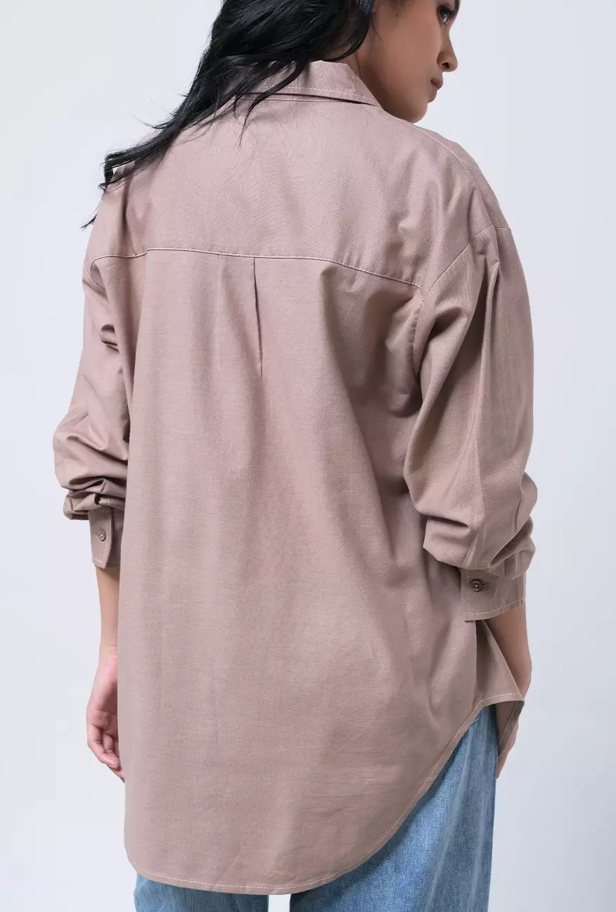 Kemeja Wanita Cala Brown