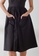 Dressing Paula black V-Neck A-Line Dress With Patch Pockets 1B2A0AA3A55BB7GS_3