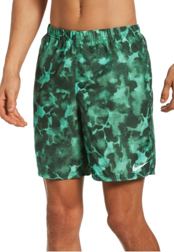 Nike green Nike Swim Men's Cloud Dye Packable 7" Volley Short 4F9CFUS5B0096DGS_1