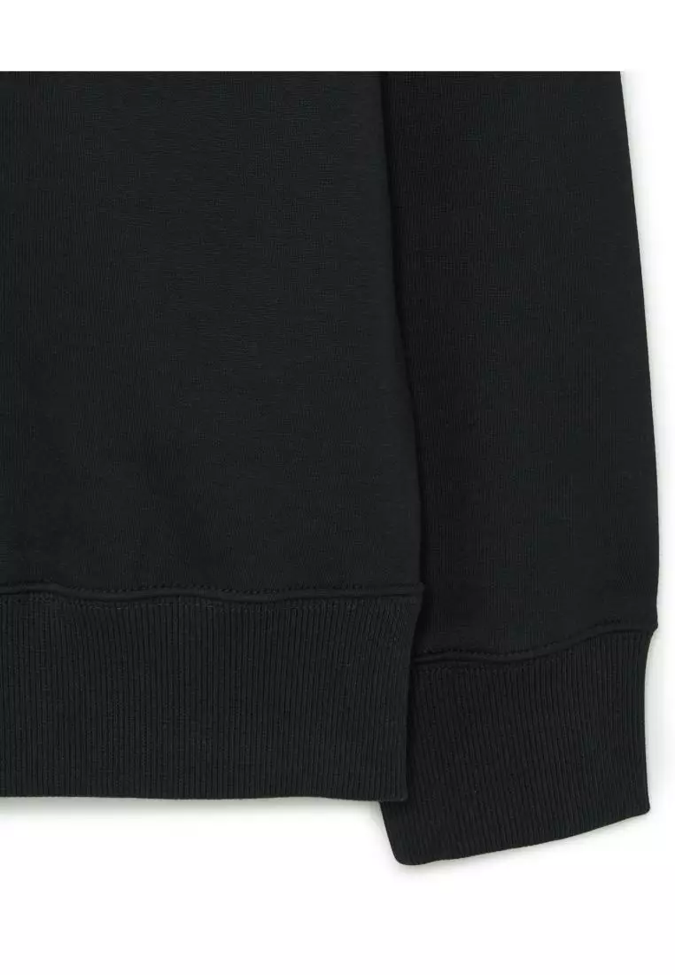 BASIC SMALL LOGO OVERFIT BRUSHED SWEATSHIRTS NEW YORK YANKEES