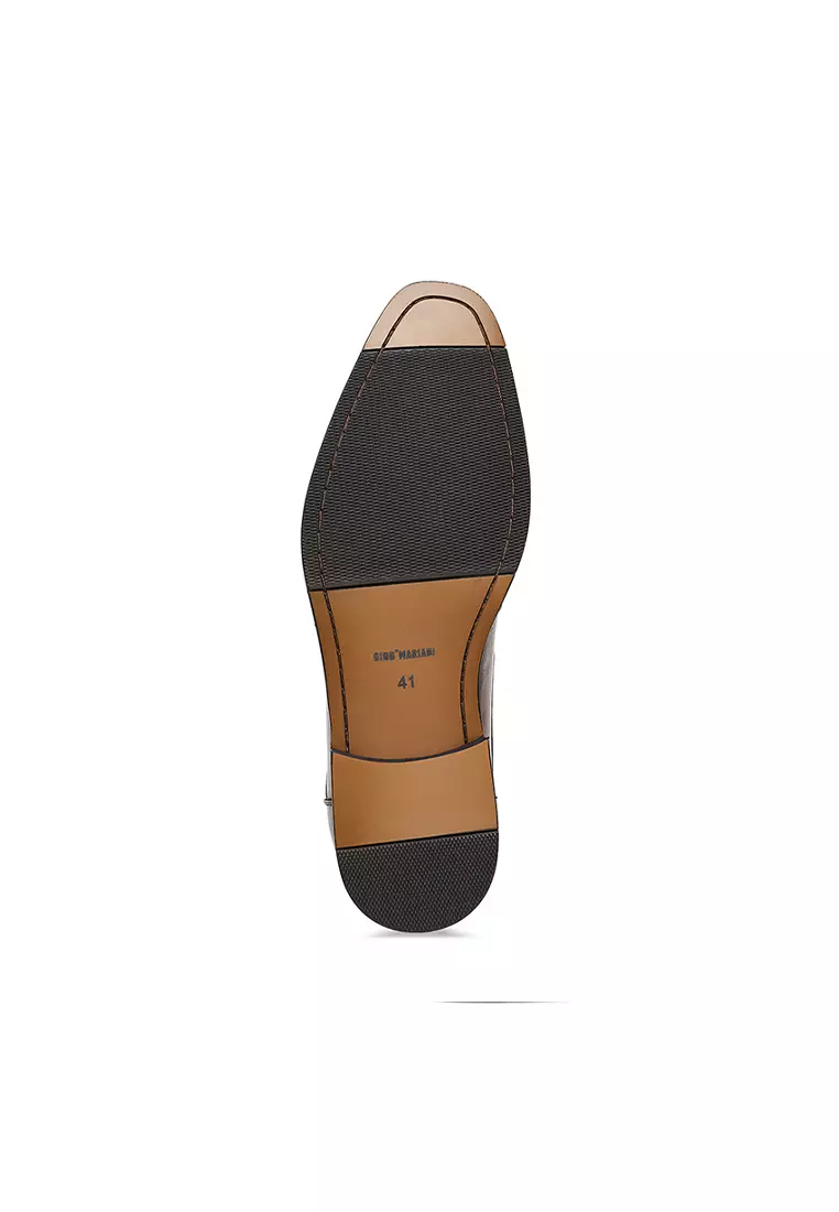 Sepatu Pria Pantofel Formal Gino Mariani Floyd Coklat Tua