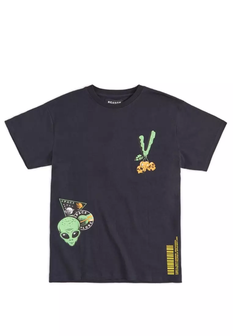 NYC Streetwear - Stack Cash Short Sleeves Tee - Black