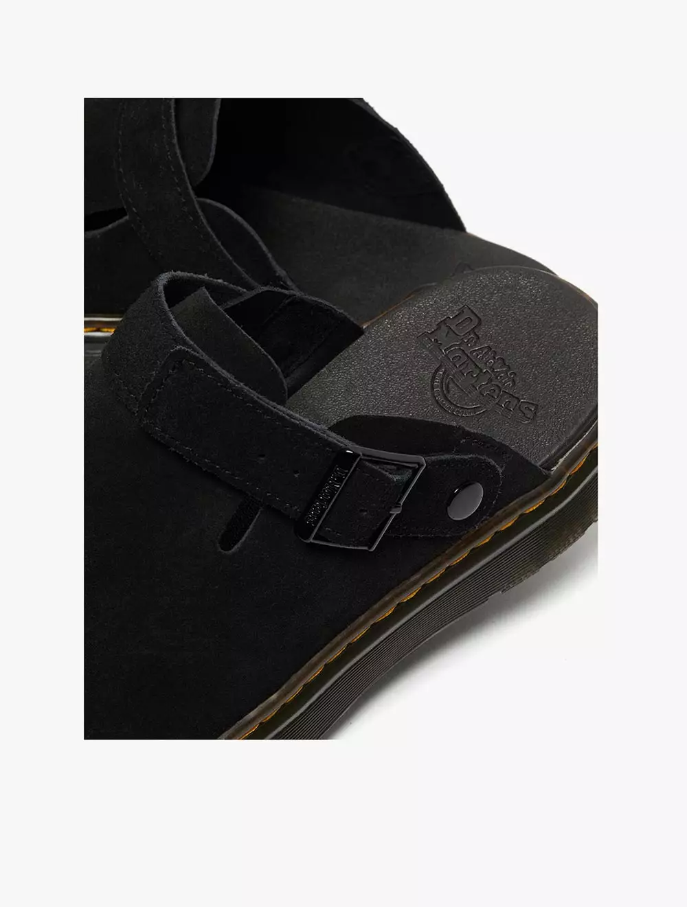 Dr. Martens Carlson Mule Black EH Suede