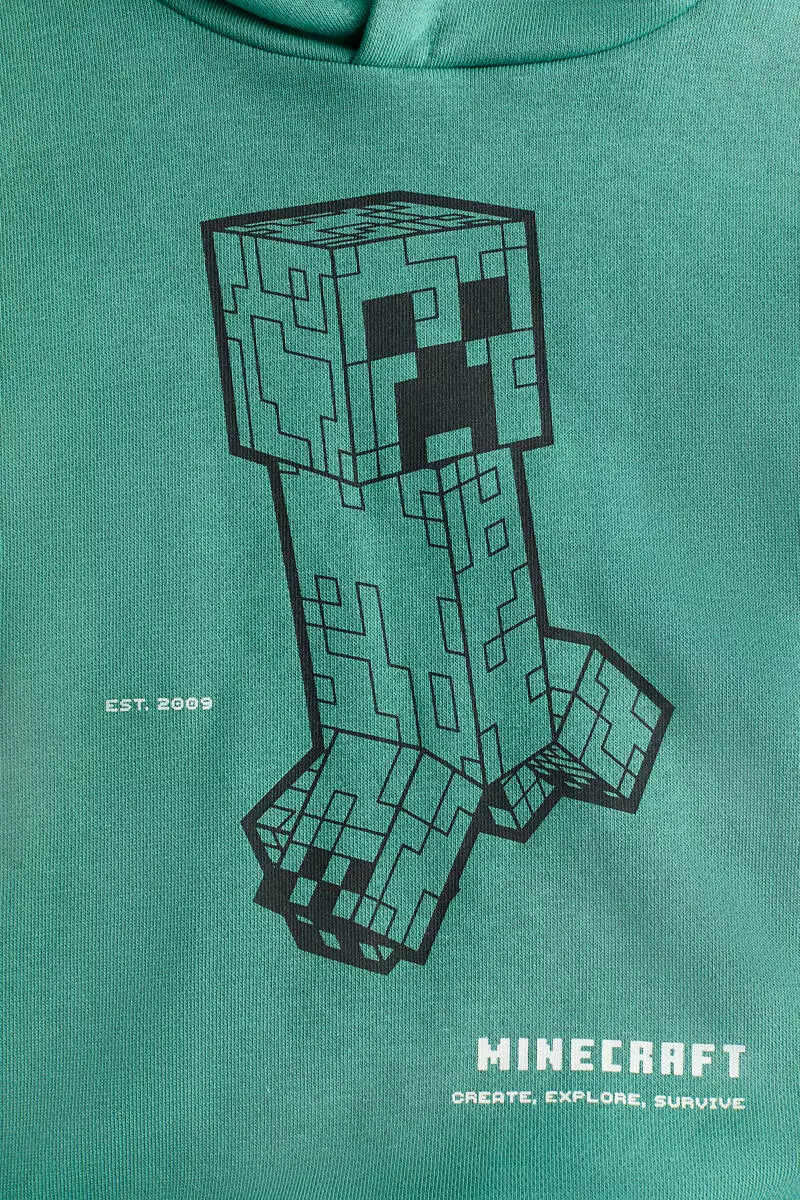 Print-motif hoodie