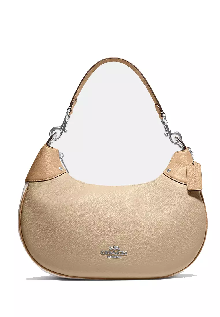 Buy Coach Glove Tanned Leather Medium Revel Bag 24 with Detachable Strap, Beige Color Women
