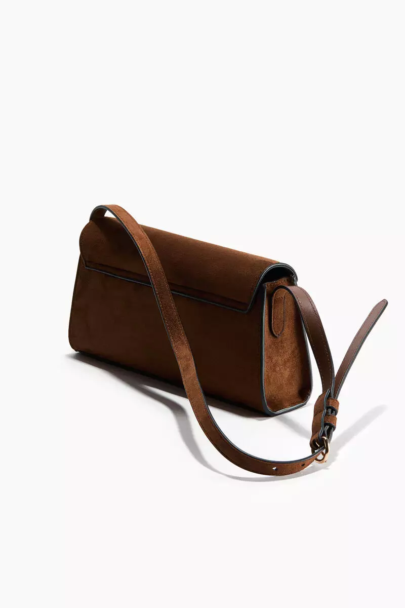 Strap-detail shoulder bag