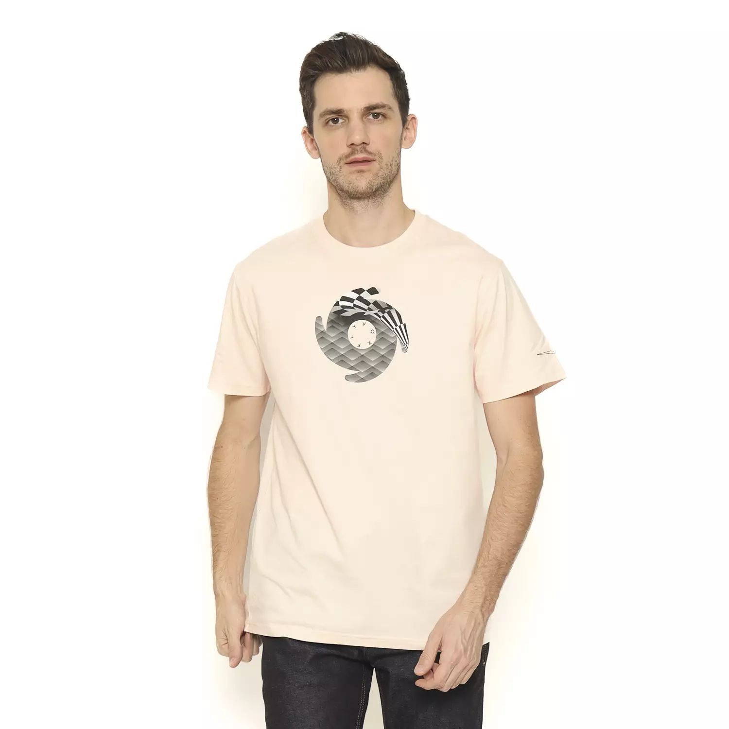 Voxfly Kaos Lengan Pendek Pria Cosmic Men Tee Planet Surf