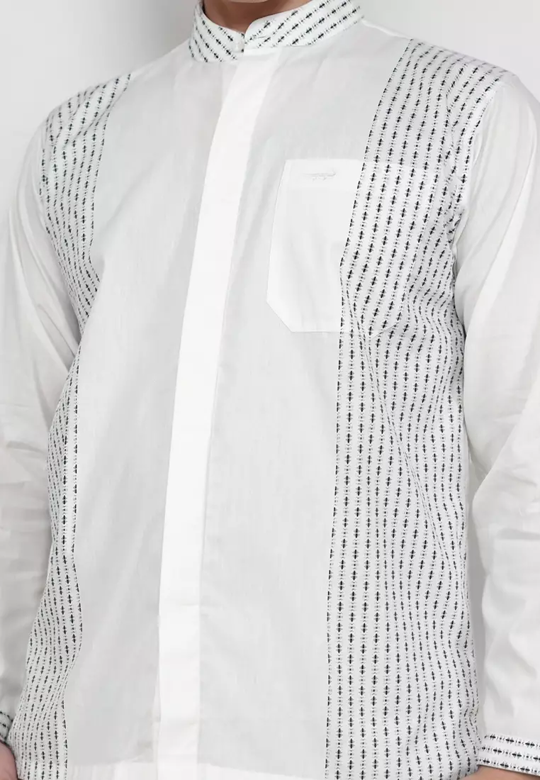 Crocodile KOKO Katun | Lengan Panjang Men Shirt Kemeja | Relax Fit 1175