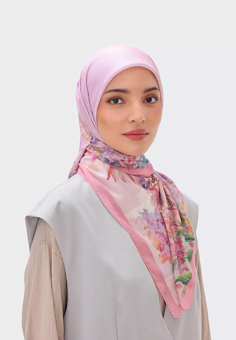 Ria Miranda Pink Alune Scarf