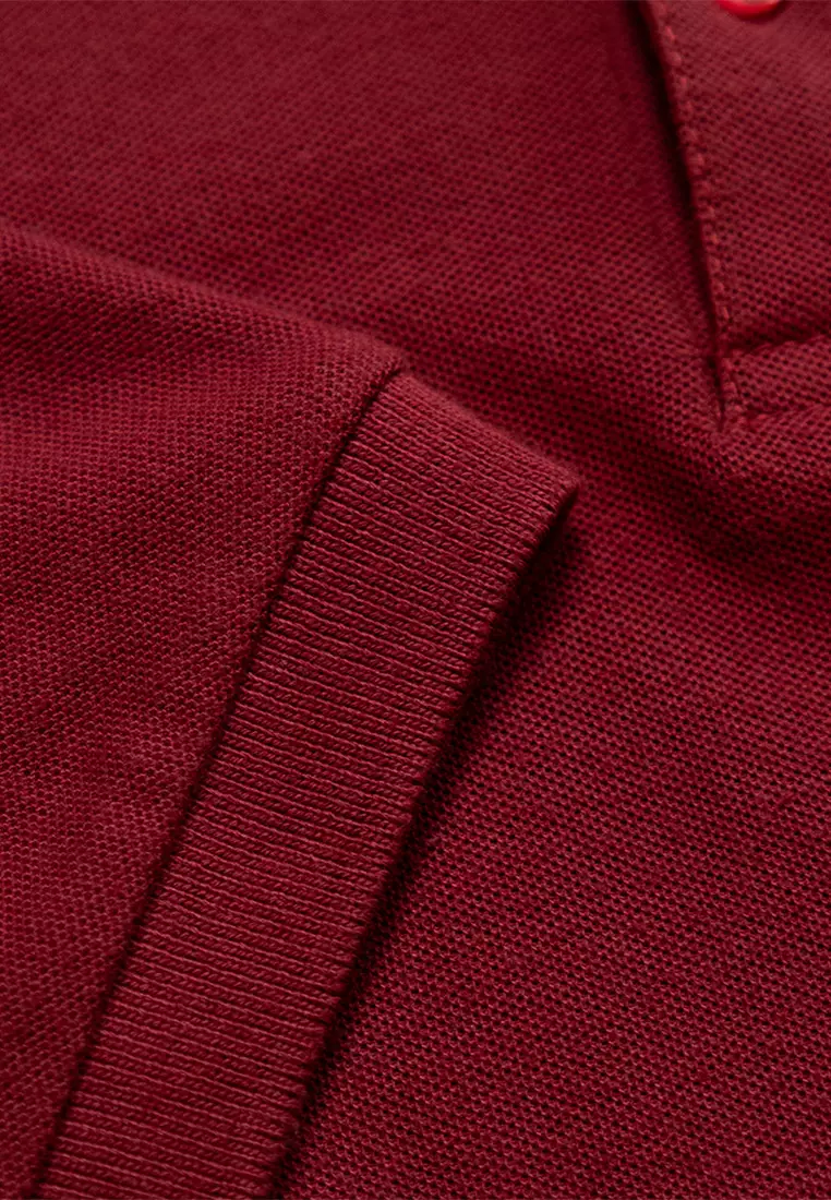Kale Park Maroon / Kaos Polo Pria Lengan Pendek Kerah / Polo Shirt Slim Fit