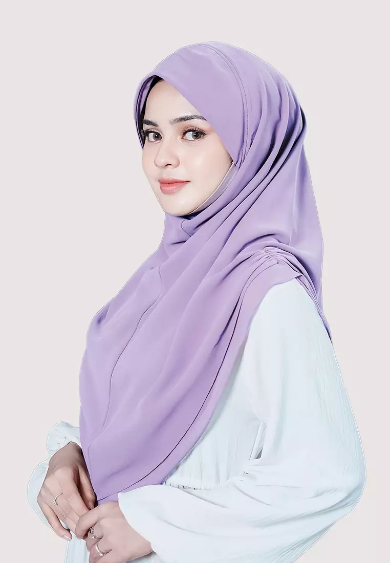 HIJAB INSTAN IRISH - PURPLE