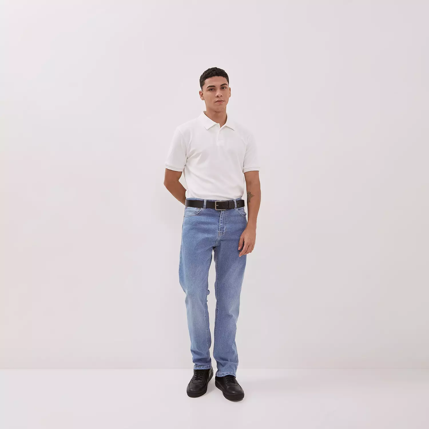 DUST Celana Straight Jeans Baril Light Blue (DM.3107)