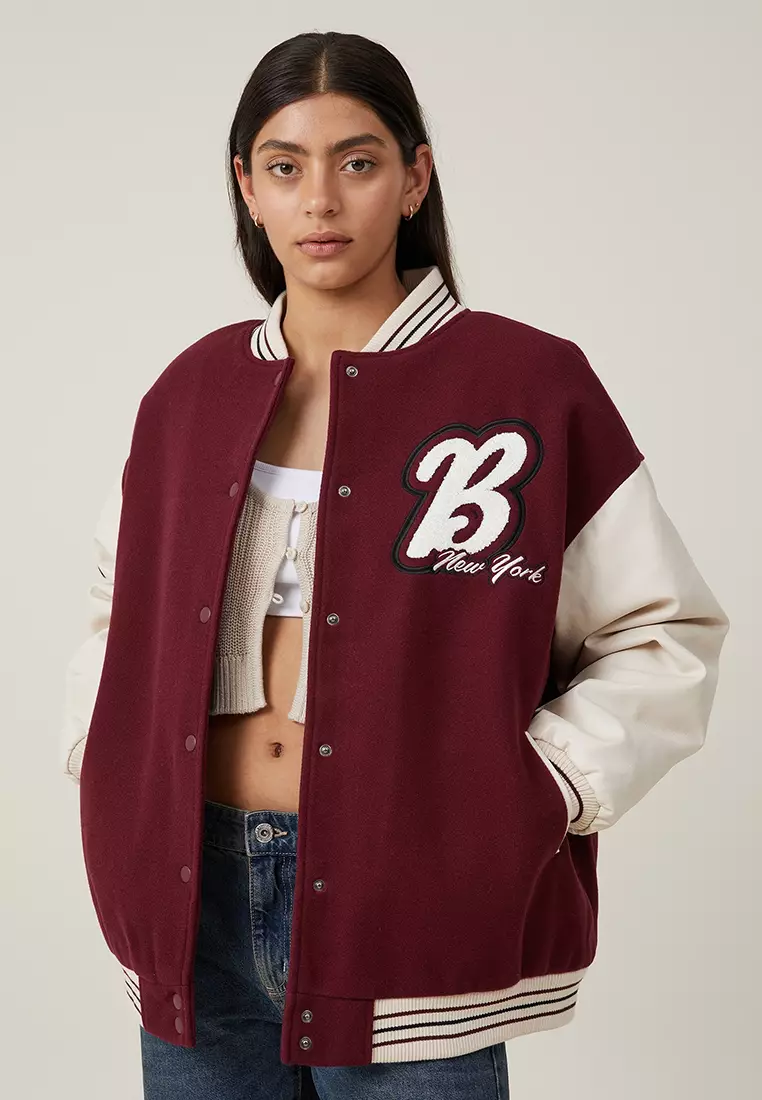 cotton on varsity jacket