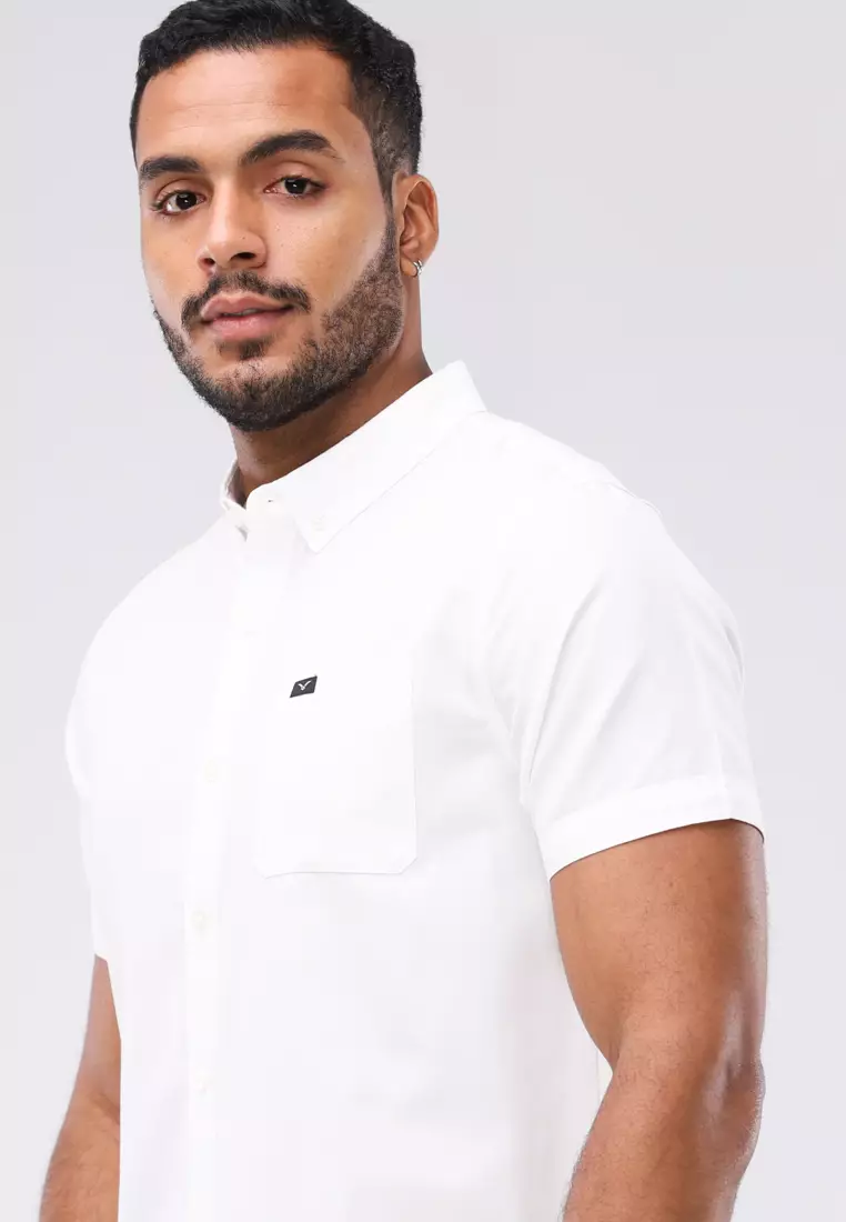 Woven Oxford Polo Short Sleeves
