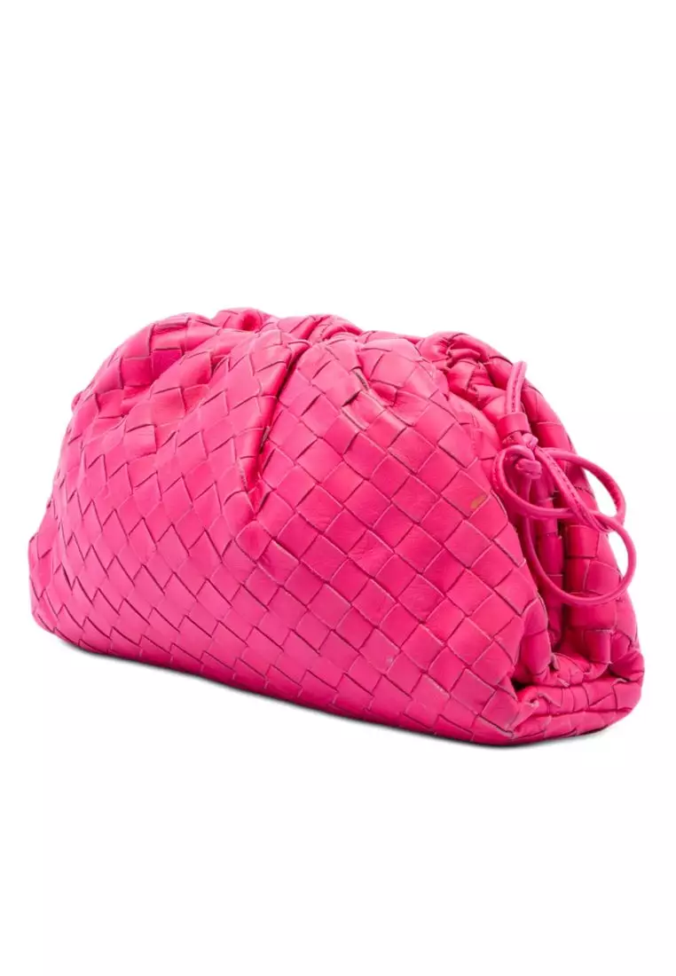 Pre-Loved Bottega Veneta Nappa Intrecciato The Mini Pouch Crossbody