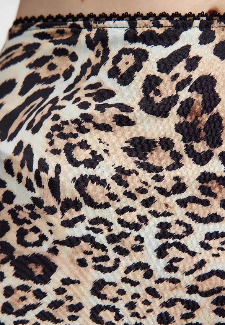 Leopard Midi Skirt