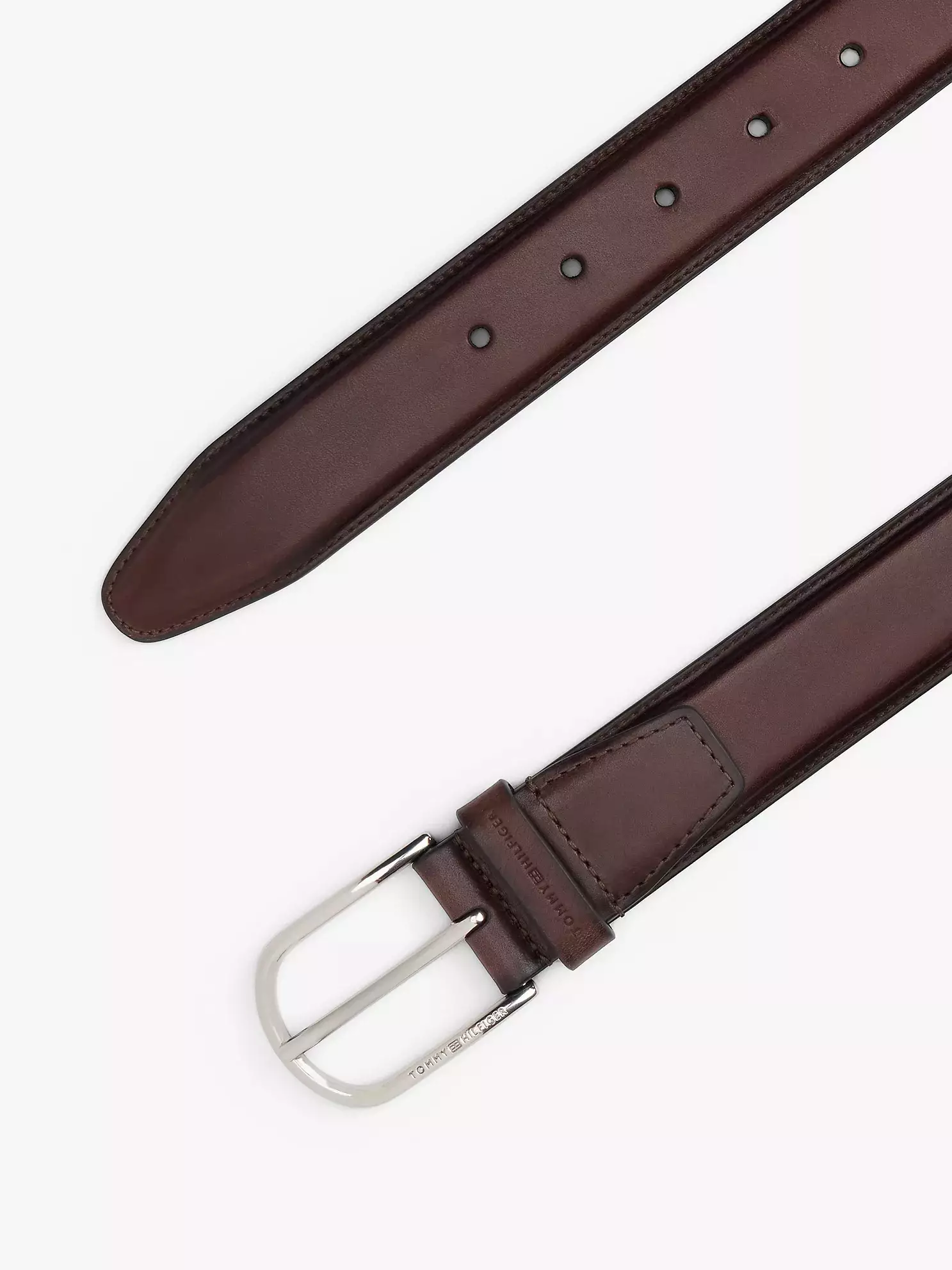 Tommy Hilfiger - Round Buckle Leather Belt