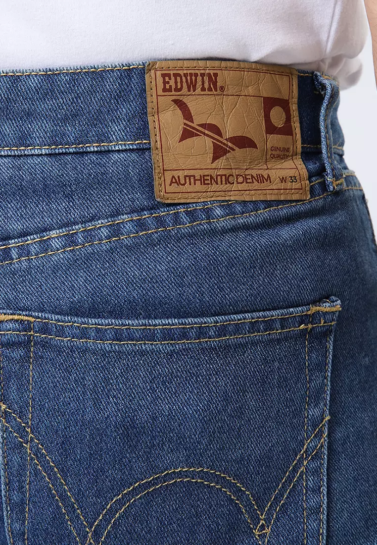 801 Reguler Fit Soft Jeans Vintage Indigo - Celana Panjang Denim Pria