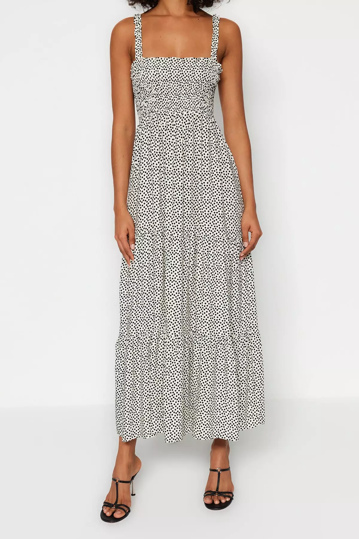 Polka Dot Dress with Straps