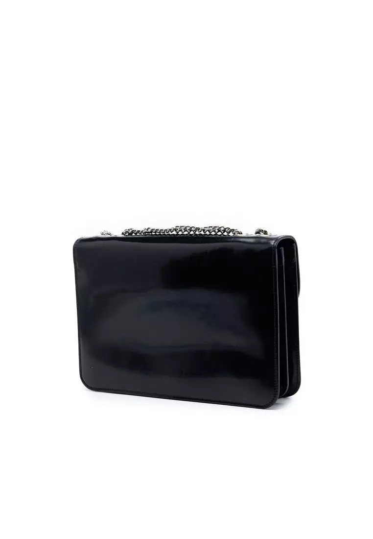 Pre-Loved Gucci Medium Patent Interlocking G Crossbody