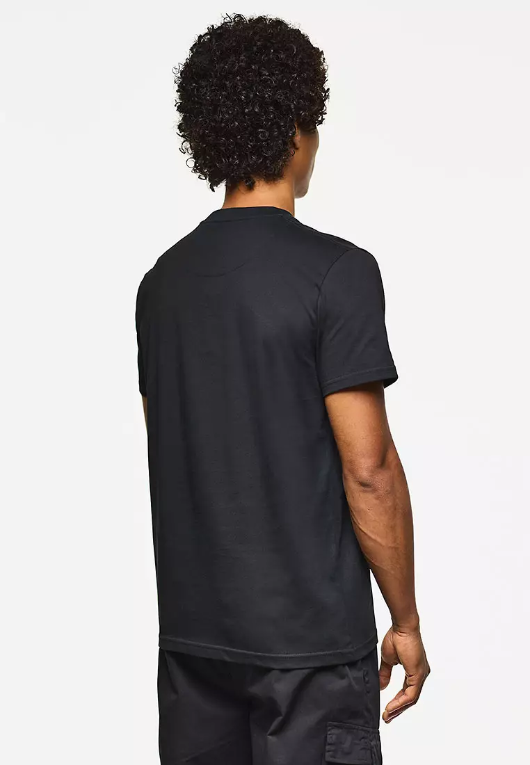 MENS BLACK/BLUE SHADOW MILLERGROVE WOAN TEE