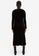 Monki black Sweetheart Neck Velvet Midi Dress F49ACAA3CEE716GS_2