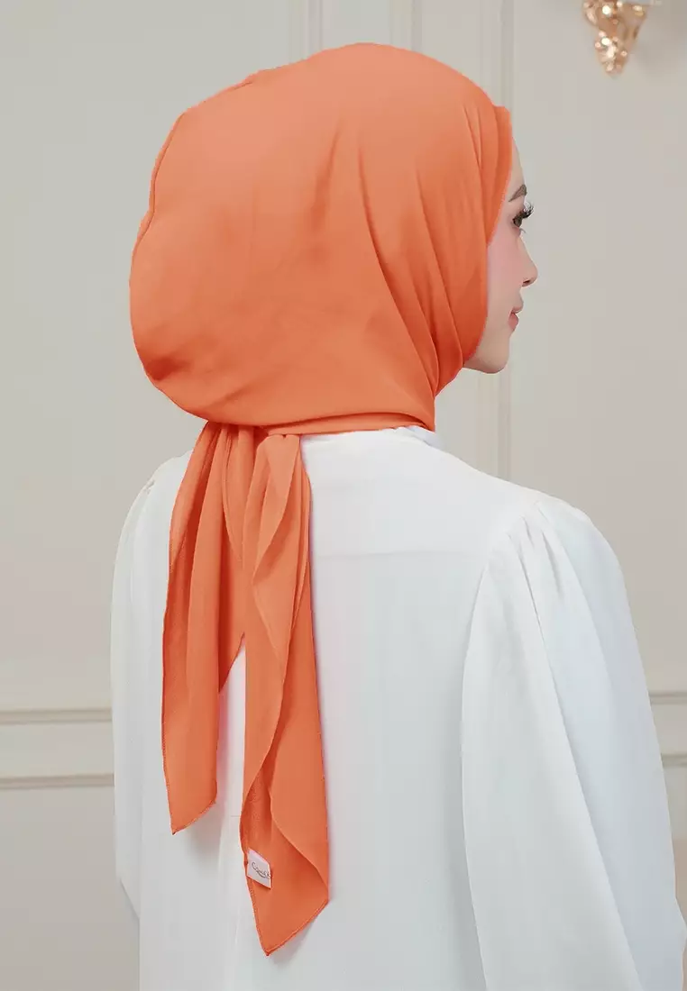 HIJAB INSTAN MAGNET SYIFA - ORANGE
