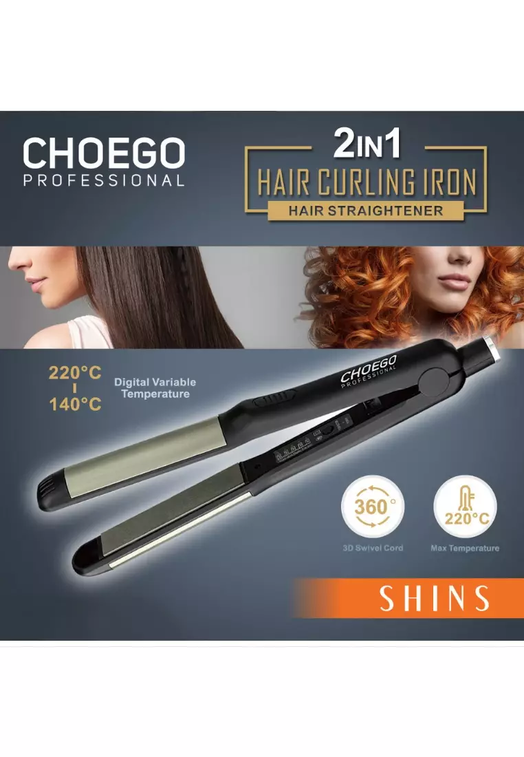 2 in 1 curling iron outlet