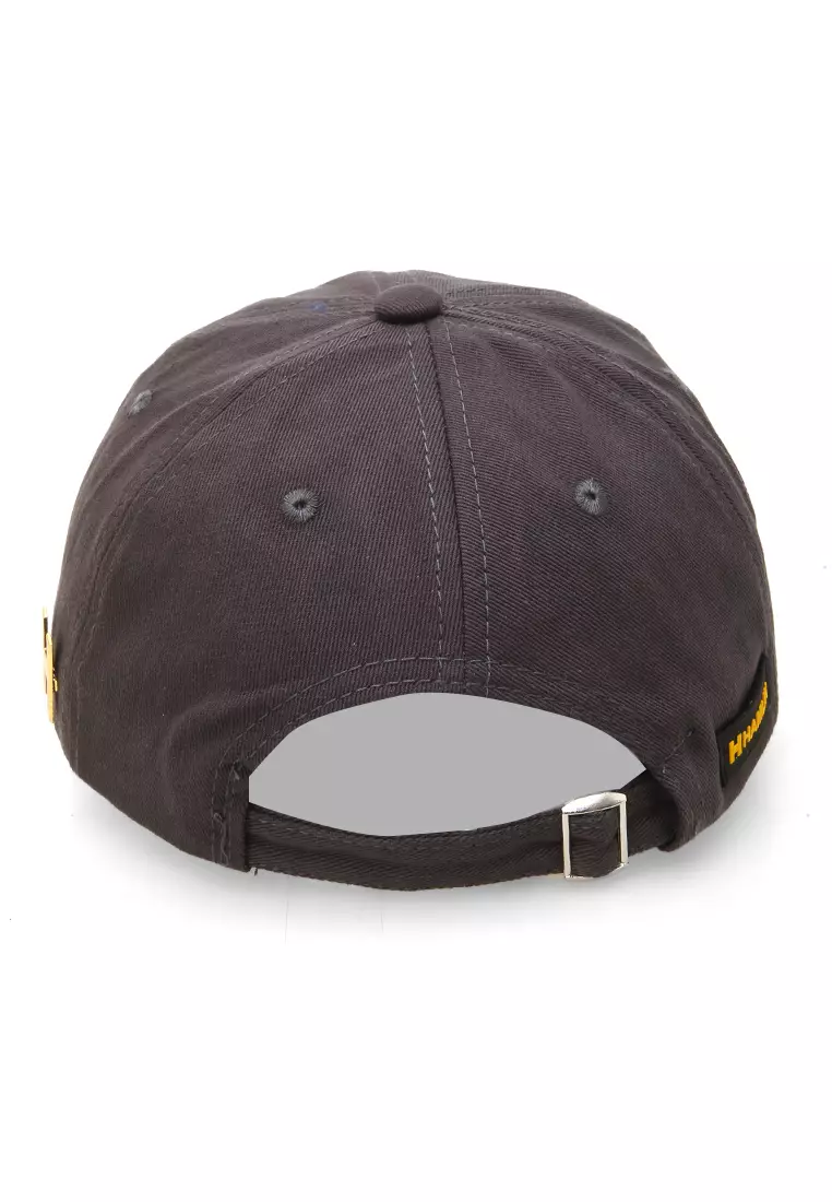 Jahari Aksesoris Fashion Pria Wanita Topi Baseball Kasual Logo Grateful Resizable Strap Material Cotton ORIGINAL - Gray