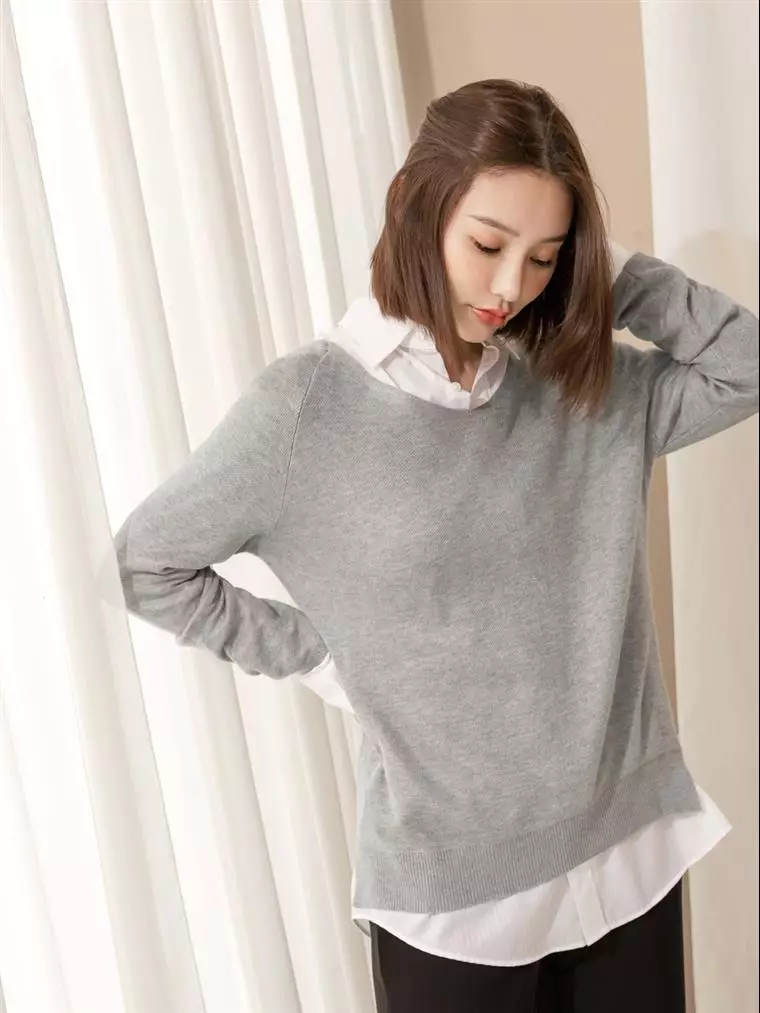 Sweater long in back short in front on sale