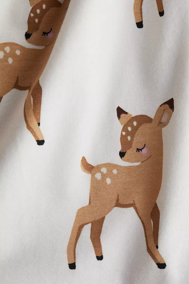 Printed cotton dress