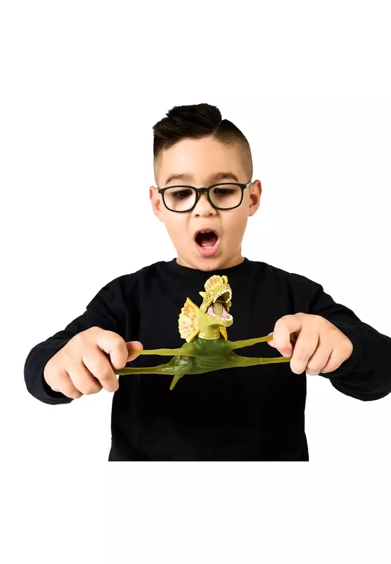 Heroes of Goo Jit Zu Jurassic World Hero Pack, Dilophosaurus, More Than 4" Long