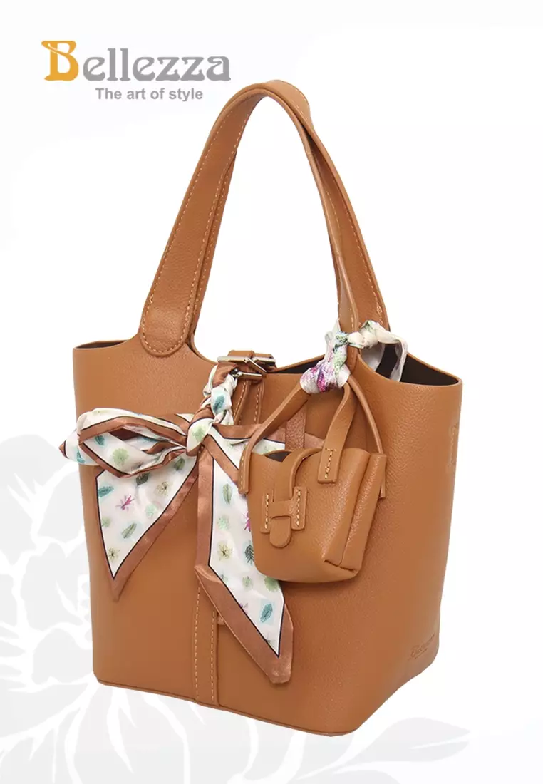 Bellezza Handbag MS49807 Camel