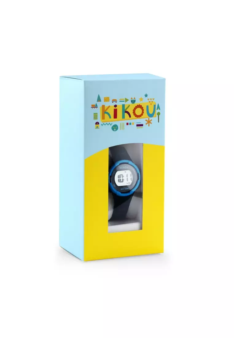 [Kids' Gift] Kikou NEON Collection 31mm Blue Dial Kids Digital Watch R4551107004