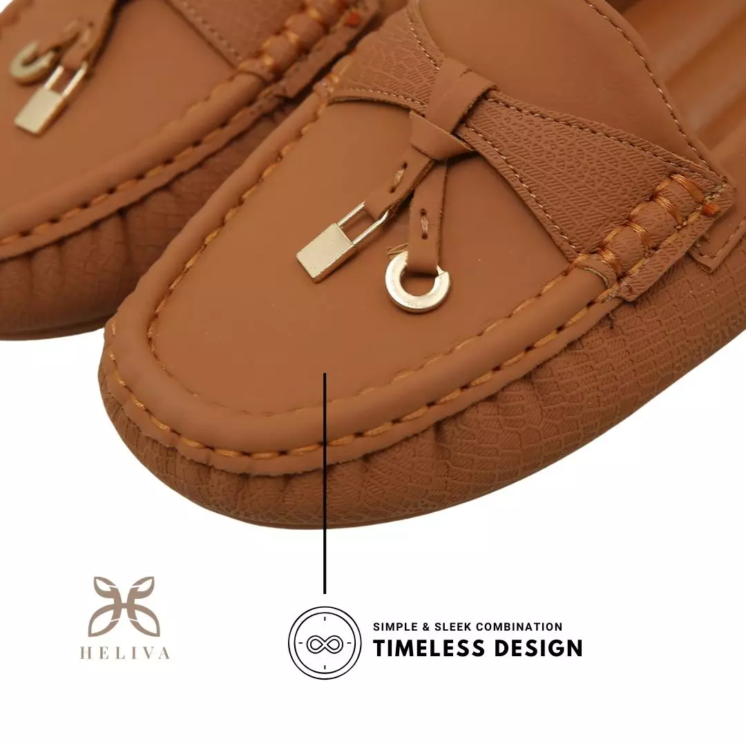 Heliva Mendy Loafers Bow Slip On Lady Shoes Sol 2cm