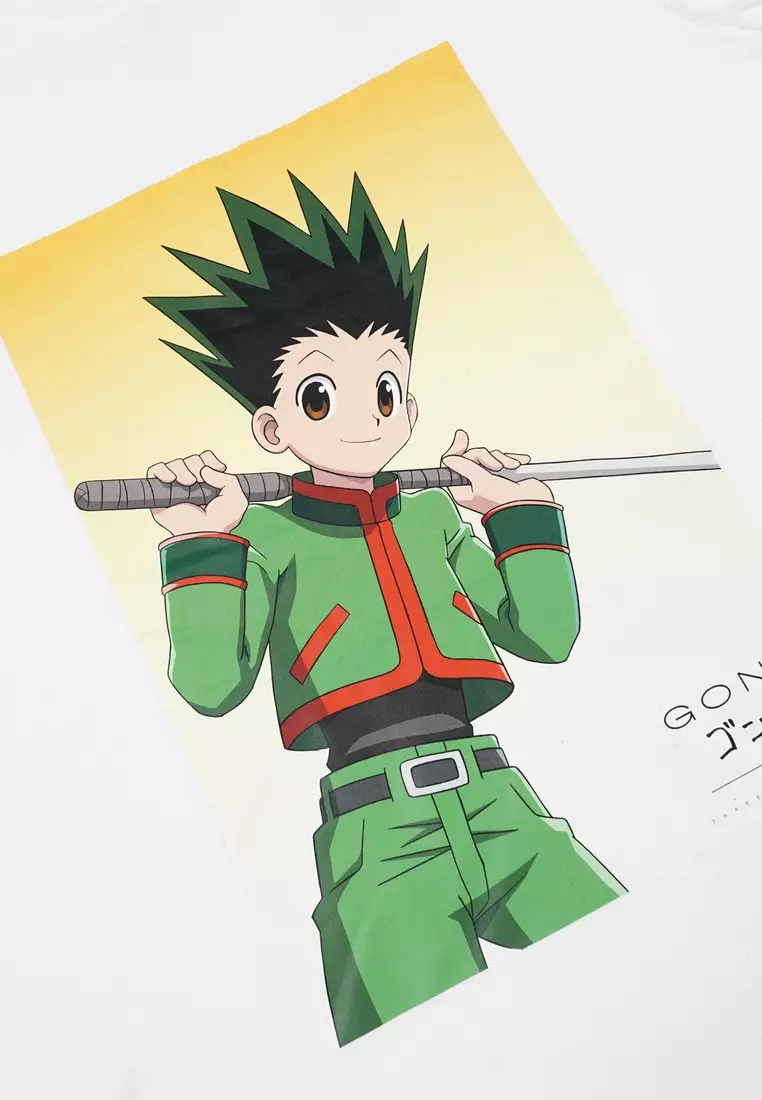 3Second x HunterxHunter T-Shirt Short Sleeve Regular Fit Cotton Rikiya 021225