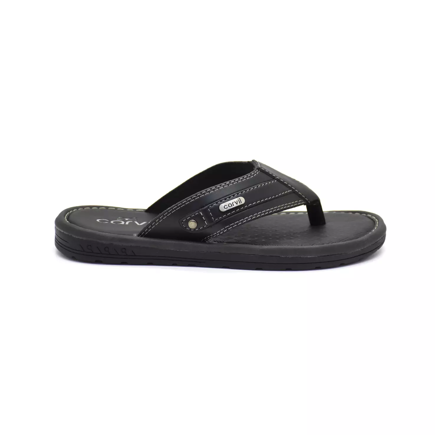 Carvil Sandal Pria Santoz 01-M Black