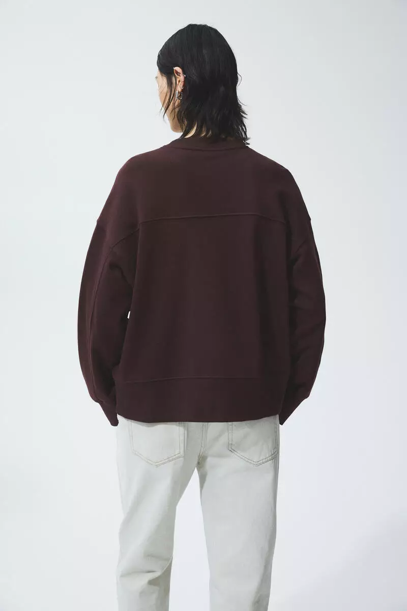 Oversized cotton sweatshirt