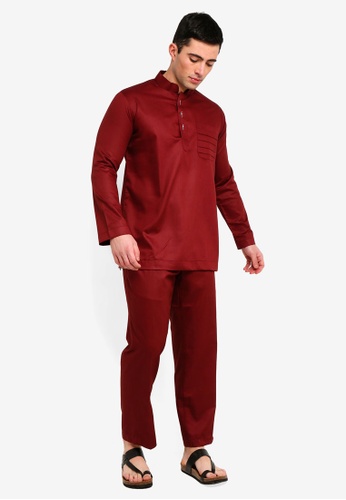 Buy Faris Jeffrey Baju Melayu Moden Online Zalora Malaysia