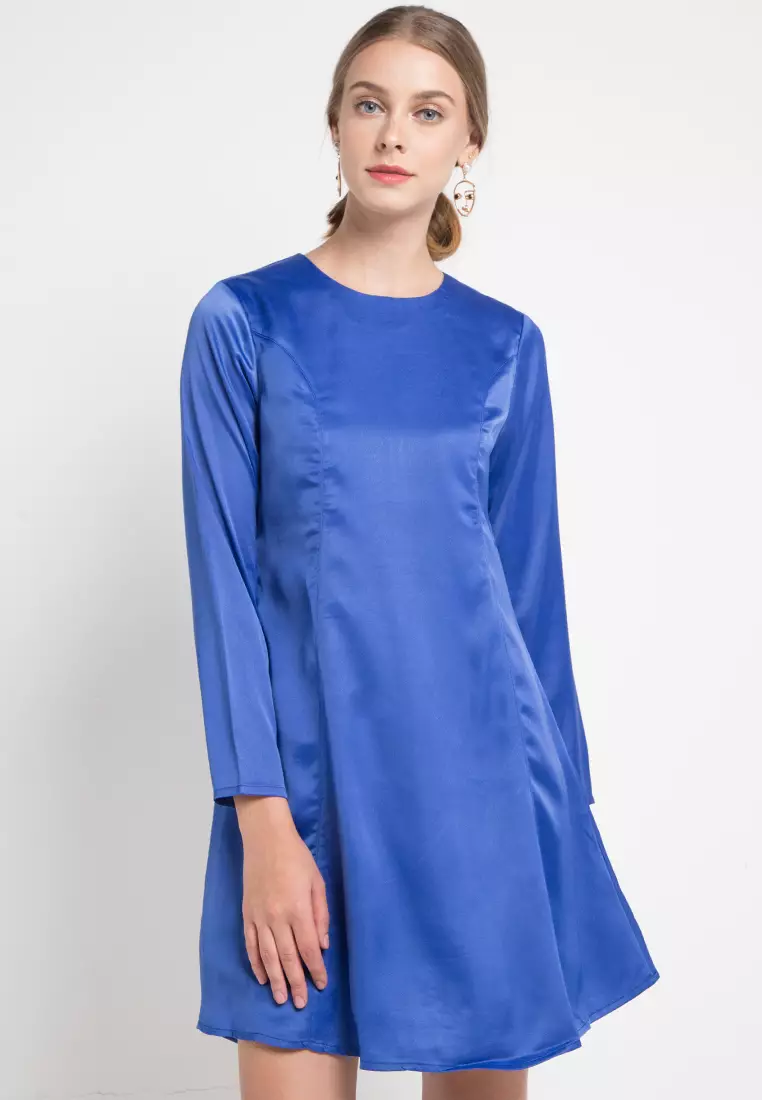 Emery Dress In Blue
