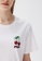 FILA white Women's Sequin Cherry Embroidery FILA Logo Cotton T-shirt 9AF28AA6D7E575GS_6