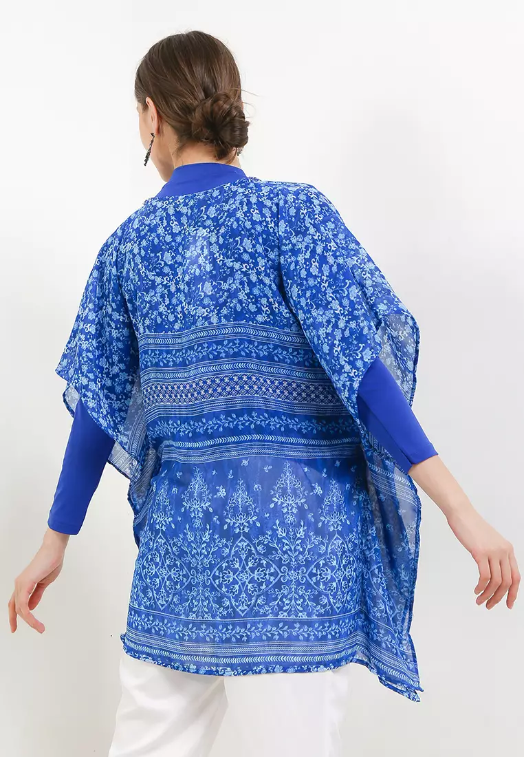 Chanira Festive Reeha Kaftan-Aqua Blue