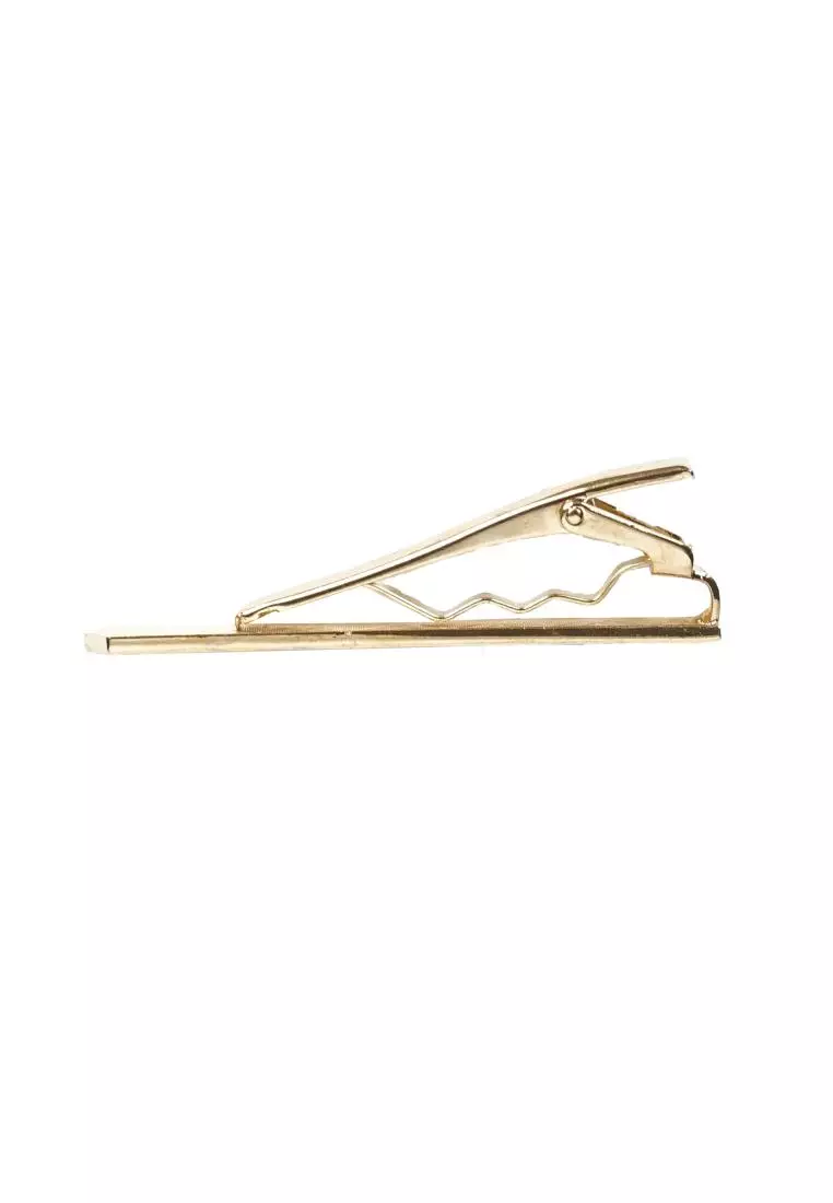 Houseofcuff Pin Tie Jepit Dasi Slim Gold A06