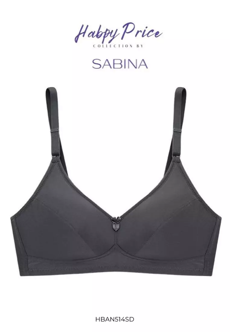 Buy SABINA Plus Size: Thin Padding Wireless Non Push Up Bra