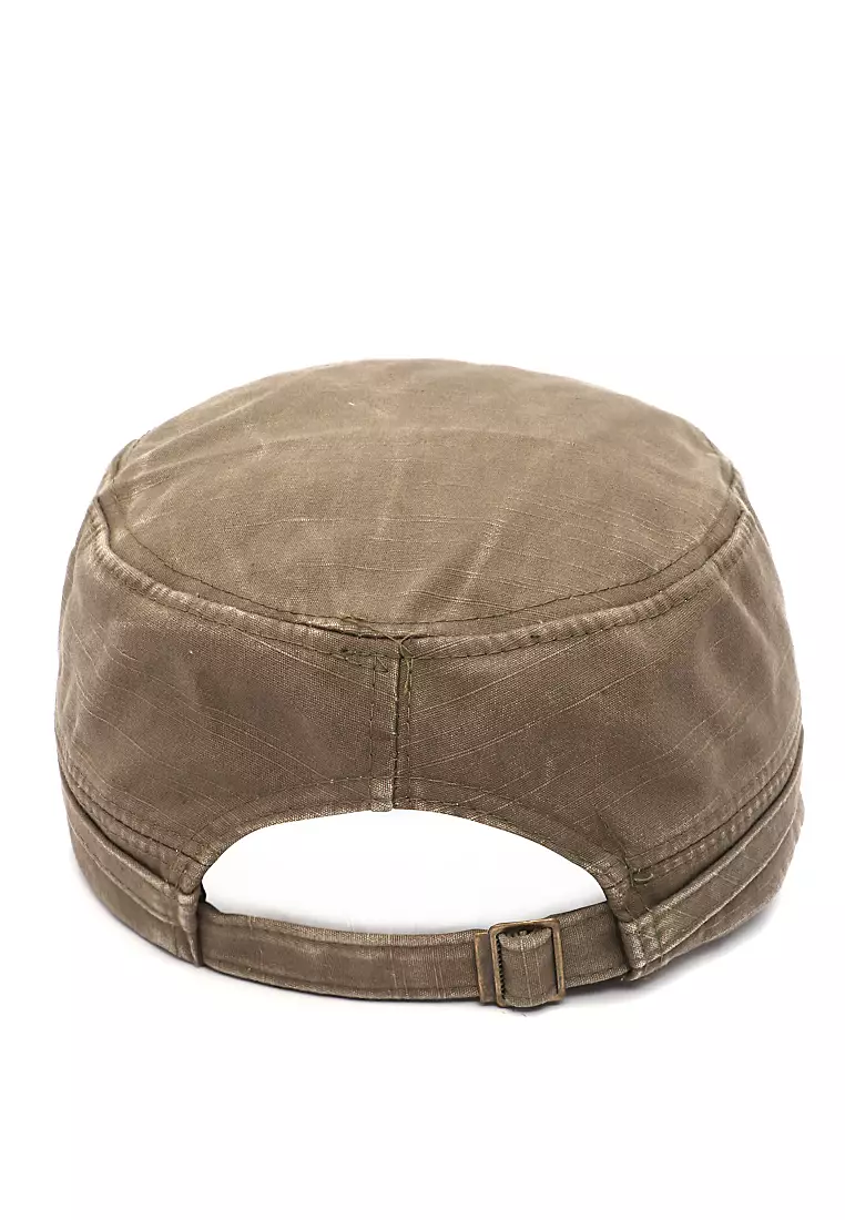 Aldrich Caps Comando Unisex Military Army Casual Strap Adjusted Material Cotton ORIGINAL - Khaki