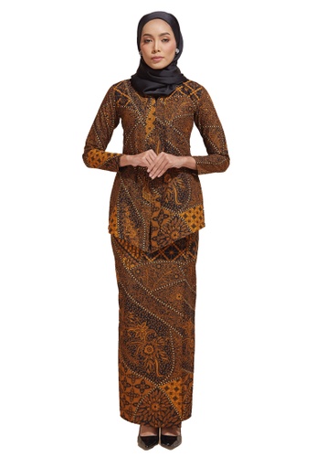 HABRA Kara Kebaya Batik KR48 from HABRA in Yellow