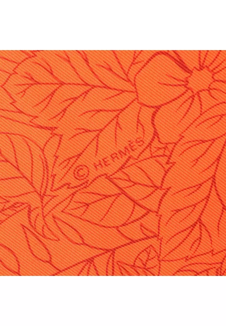 Pre-Loved Hermès carres 90 De la Citrouille a la Caleche scarf silk Orange red
